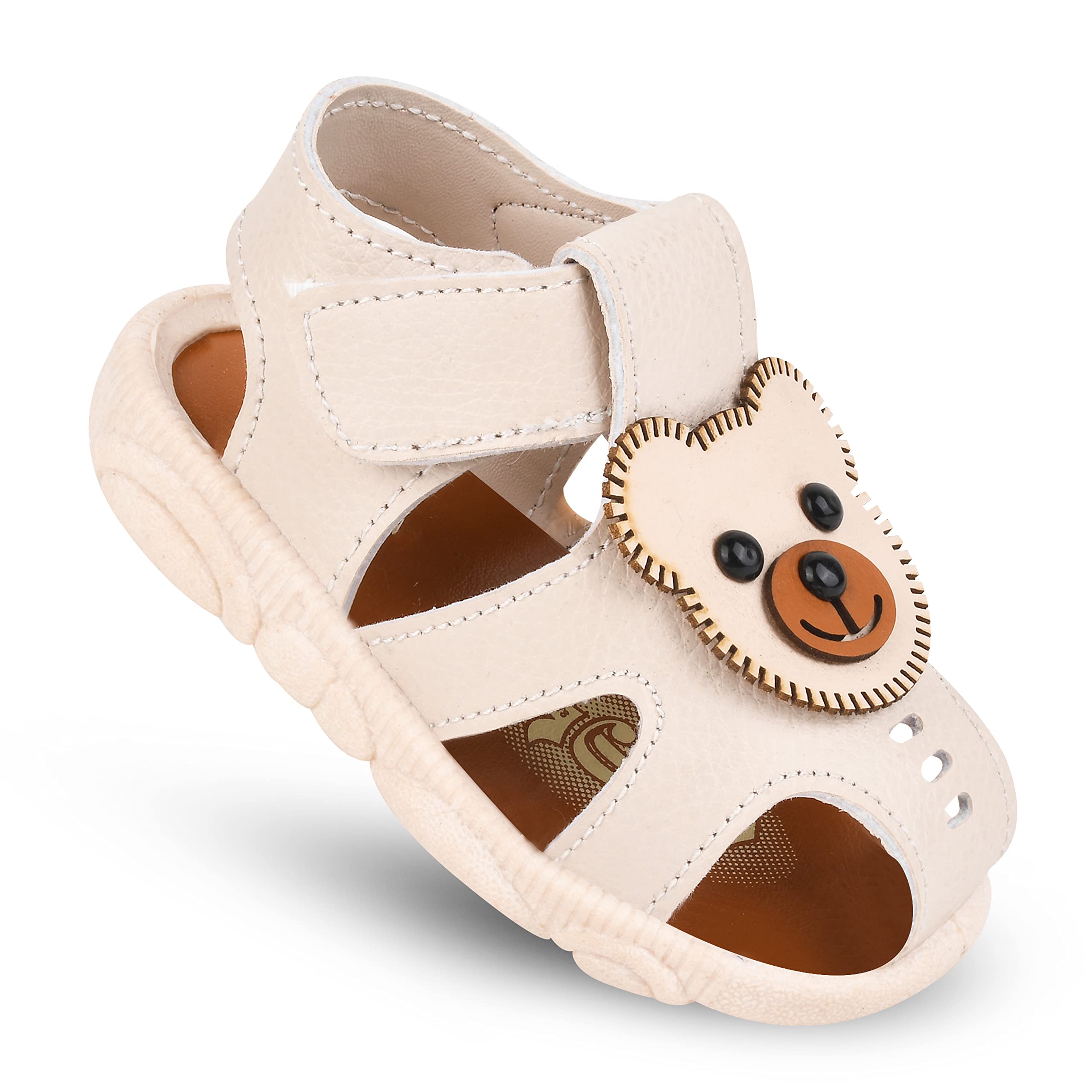 Kats Infant Animal Print Boys and Girls 6 to 18 Month Kids Sports Musical Sandal-image-46