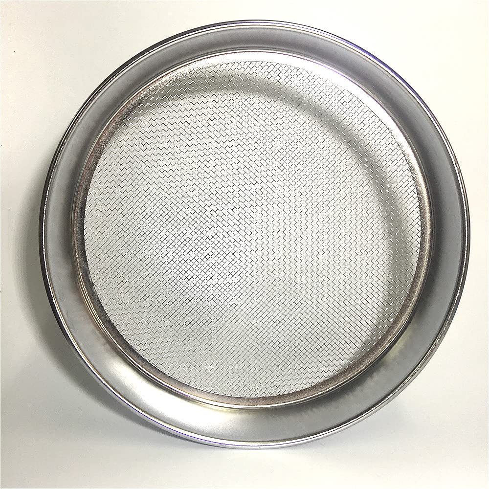 Kontrola pobierania próbek z sita testowego Farmakopei Laboratorium Standardowe sito 304 SUS Filtr siatkowy Chromowana rama R30cm 10 oczek / 2 mm