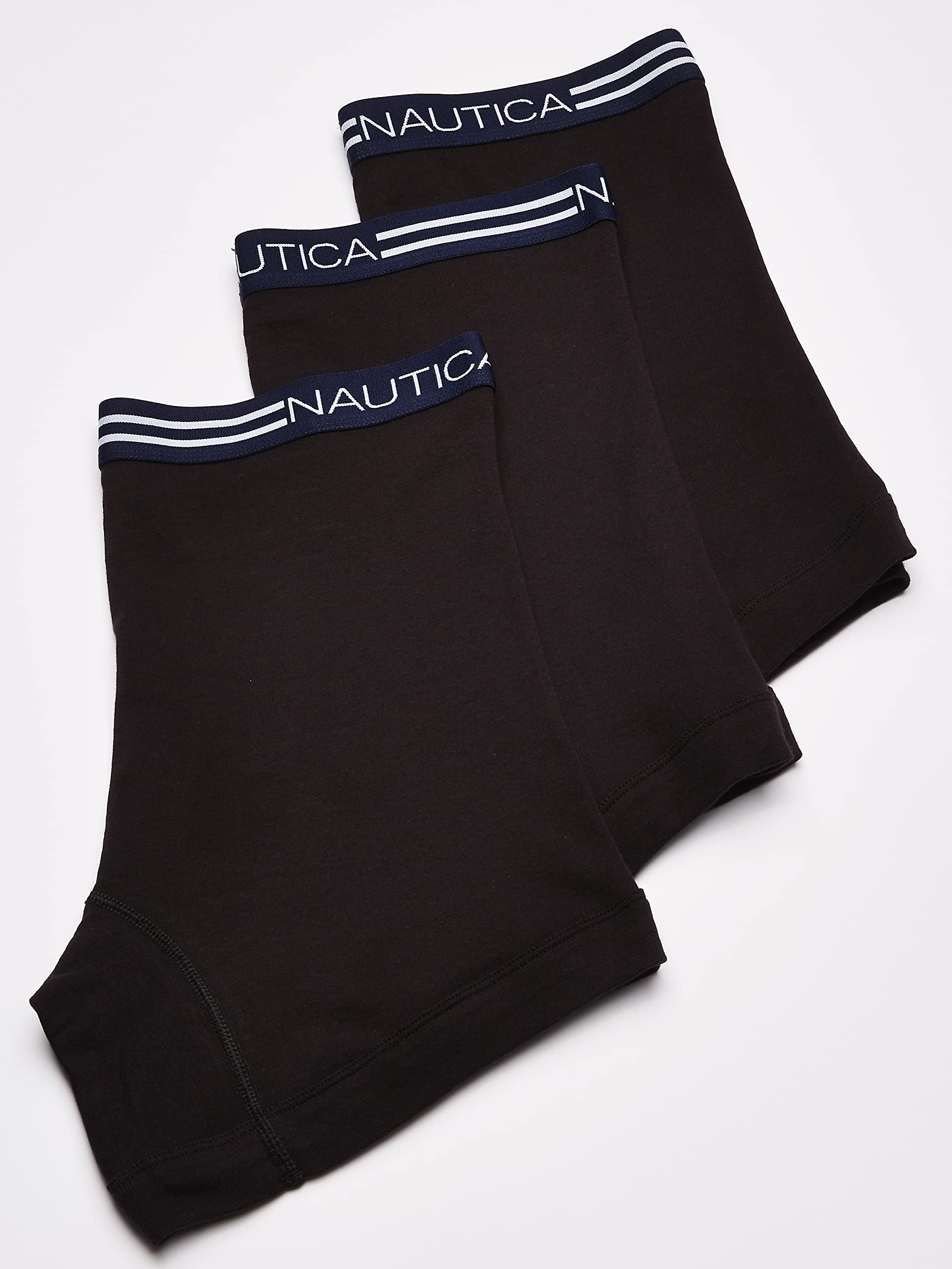 Nautica Classic Cotton 3-Pack Boxer Briefs Boxer Uomo (Pacco da 3)