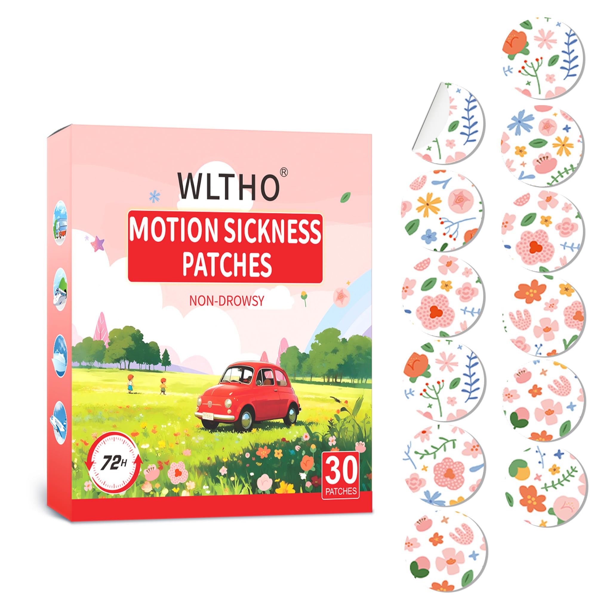 30ct Motion Sickness Patches Fast Acting & Long Last 72H — Amazon image 11