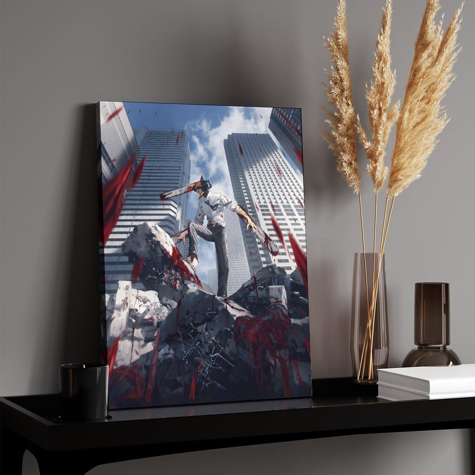 Amazon.co.jp: ポスター チェンソーマン デンジ アートパネル 壁掛け