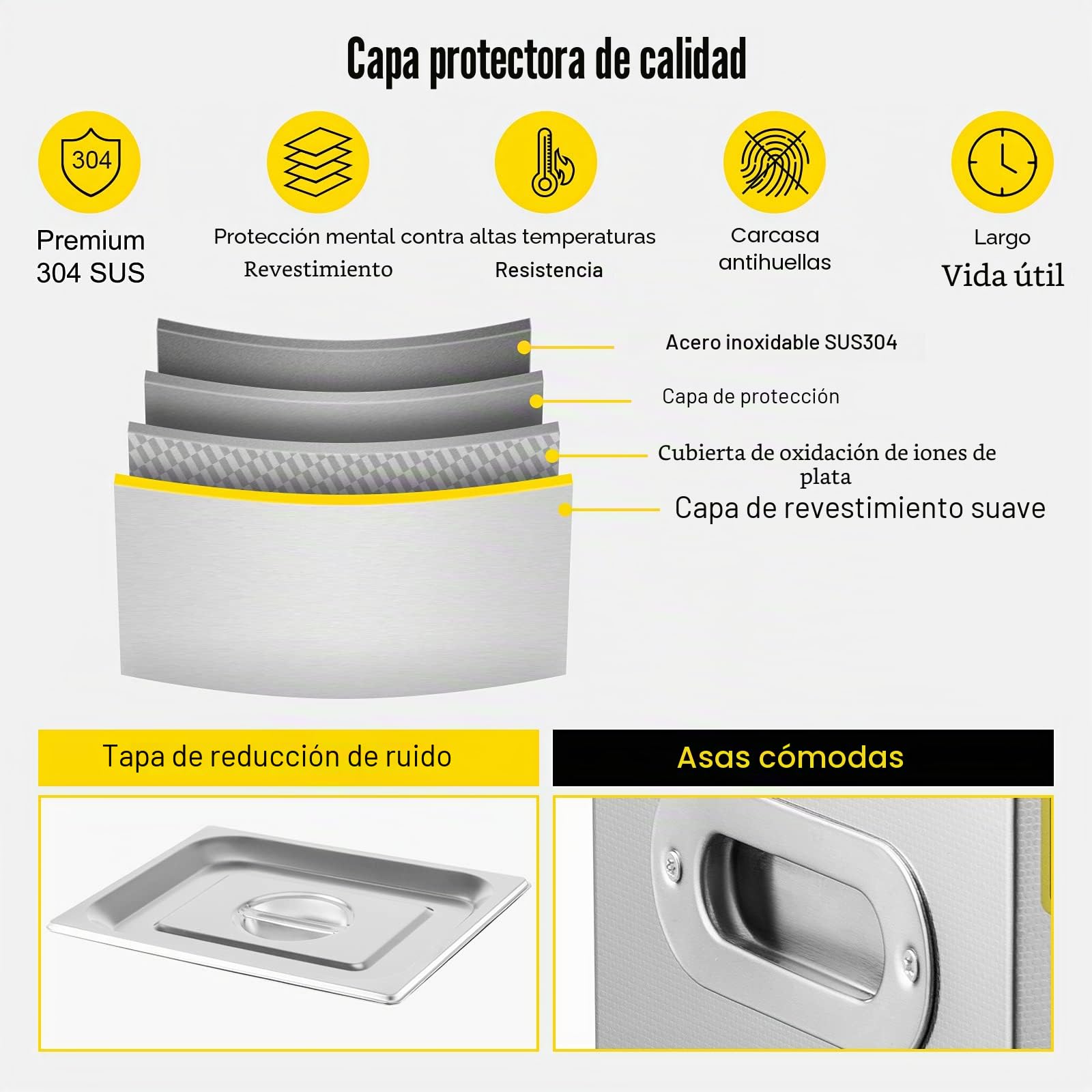 Limpiador Ultrasónico 10L, 240W Limpiador Ultrasonidos Profesional de Acero Inoxidable, Máquina de Ultrasonido con Temporizador Digital, Temperatura Ajustable, para Joyas, Relojes