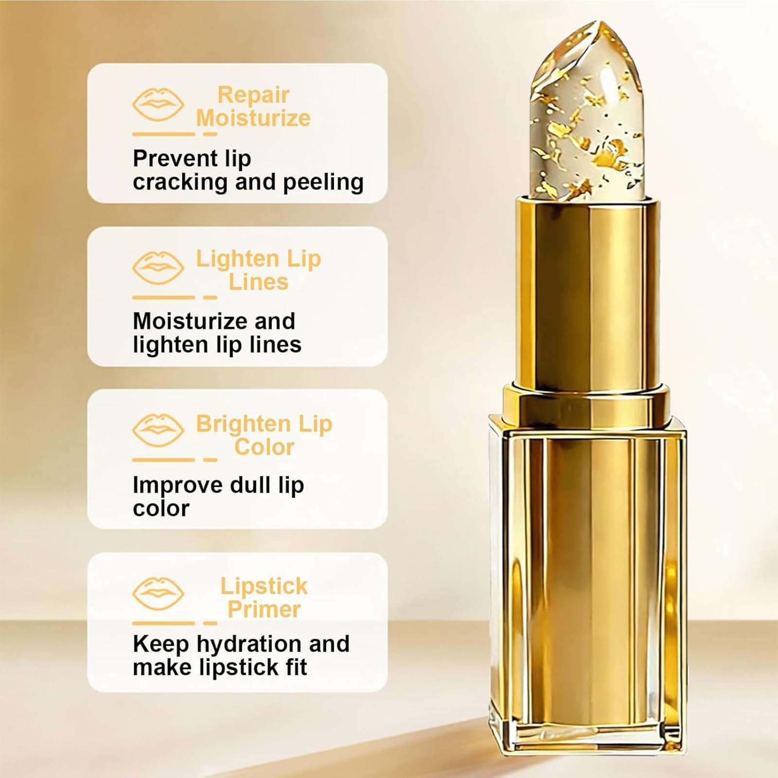 Kivora Lipstick for Mature Lips - Color Changing -5