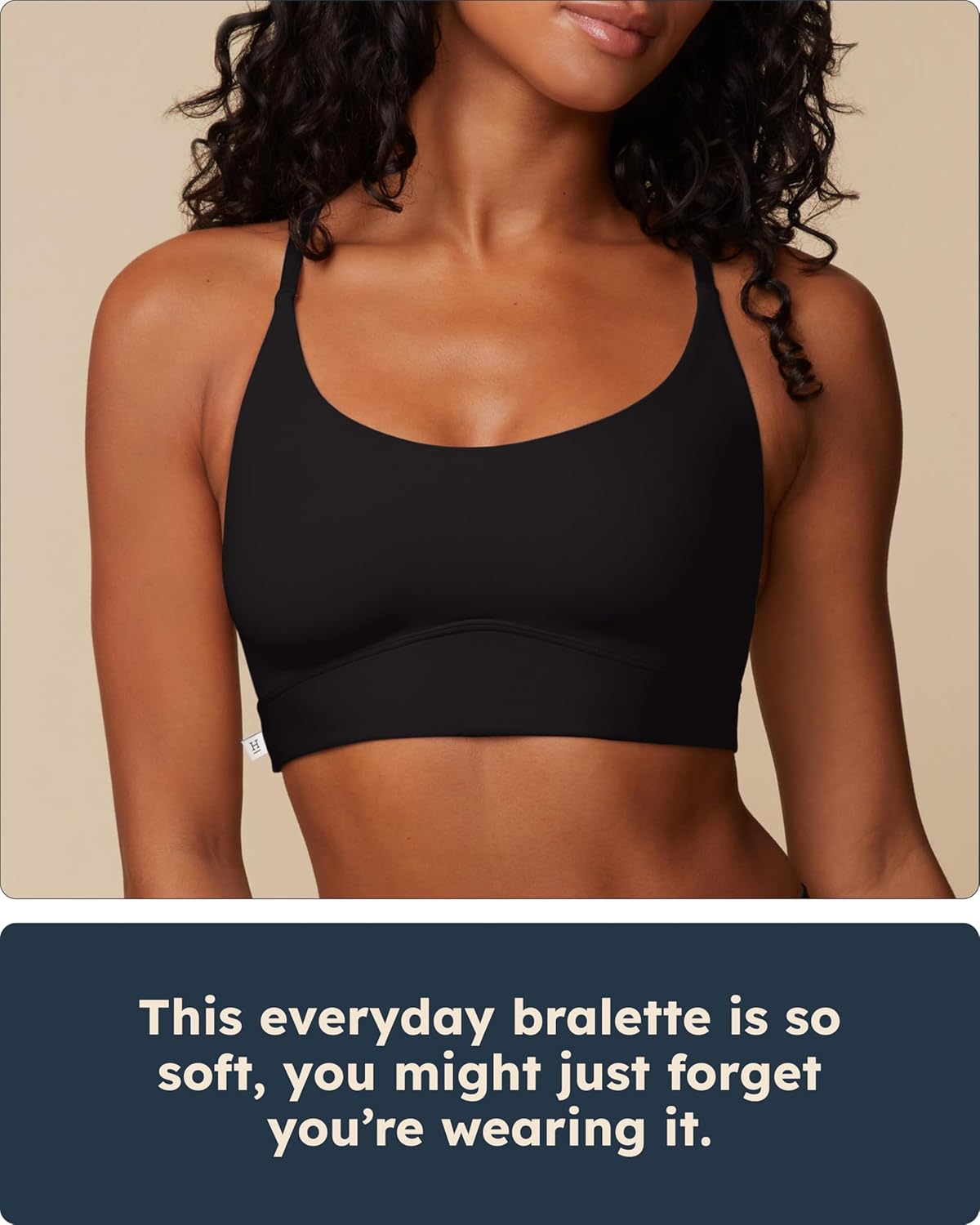 Harper Wilde Bliss Racerback Bralette - Ultra-Soft & Lightweight, Wire-Free Racerback Bralette for Women - Image 3