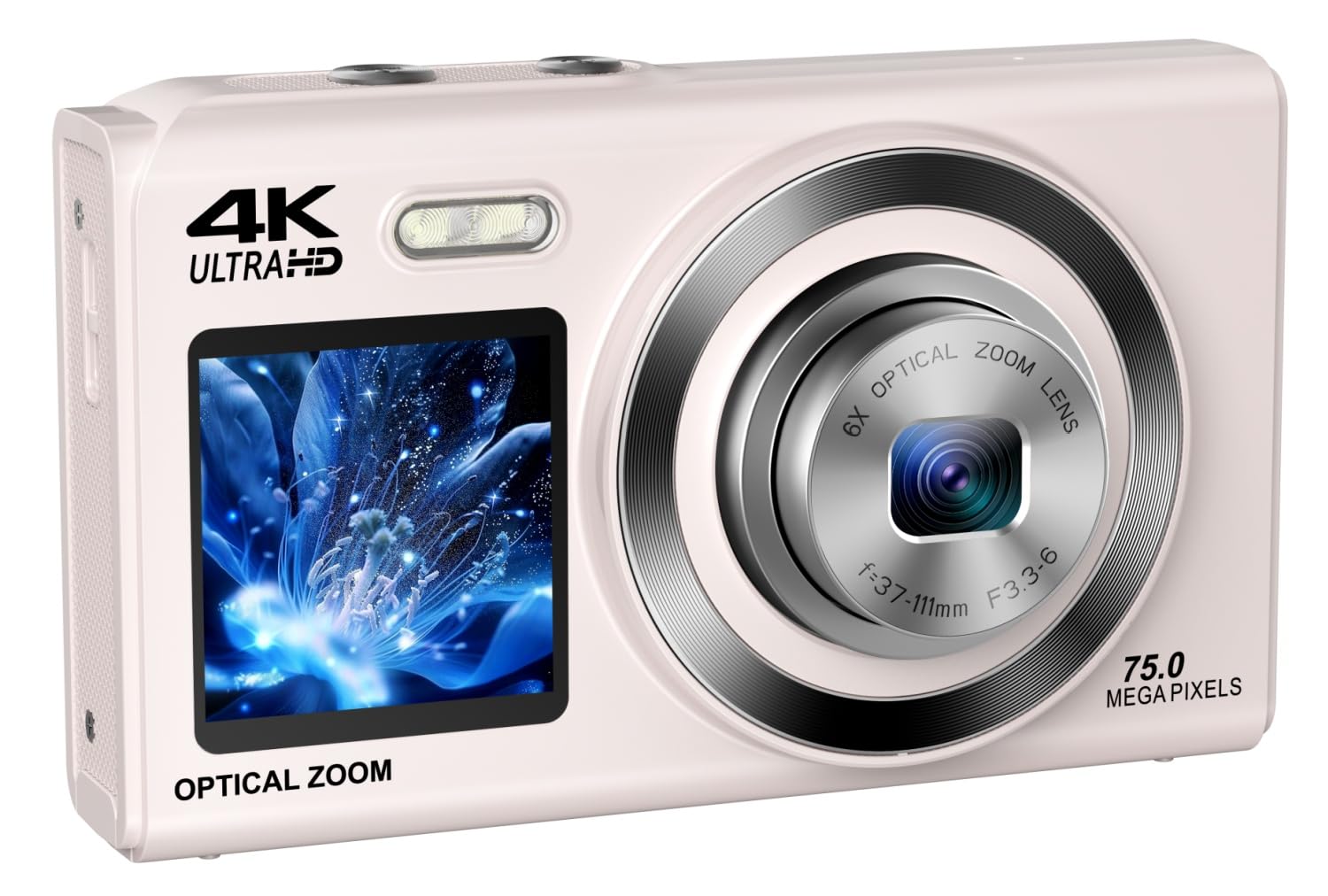 Amazon | YULINJIA 光学3倍ズーム デジタルカメラ4K スマホに送れる