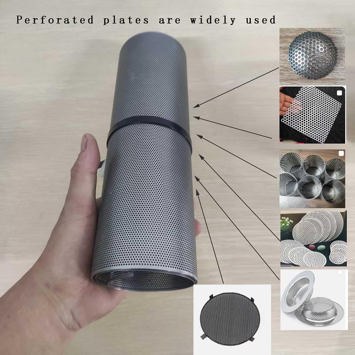Lamiera Forata in Acciaio Inox 304 | 24x100 cm | Fori 3mm | Per Ventilazione, Griglie, Diffusori e Progetti Fai da Te | Resistente alla Ruggine