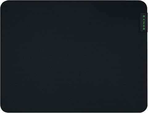 Razer Gigantus V2 Medium - Hız ve Kontrol için Yumuşak Orta Boy Oyun Mouse Matı (Kaymaz Kauçuk, Dokulu Mikro Dokuma Kumaş, 36 x 27 x 0,3 cm) Siyah
