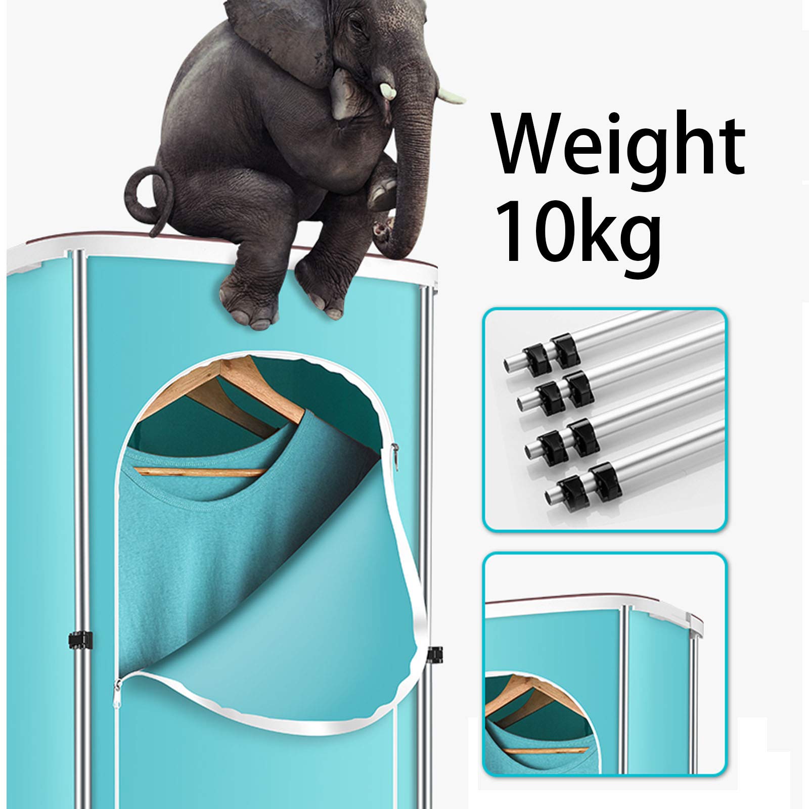Asciugatrice elettrica Portatile per la casa Pieghevole 900 W Grande capacità 10 kg Doppio Risparmio energetico Interni bagnati Vestiti ad Aria Calda per asciugare i Vestiti