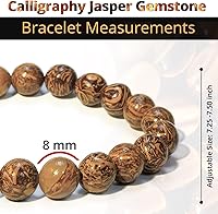 Vista 88 de Pulsera de turmalina negra, pulsera de cristal curativo natural para mujeres y hombres, pulsera de cuentas redondas de 0.315 in para espiritual