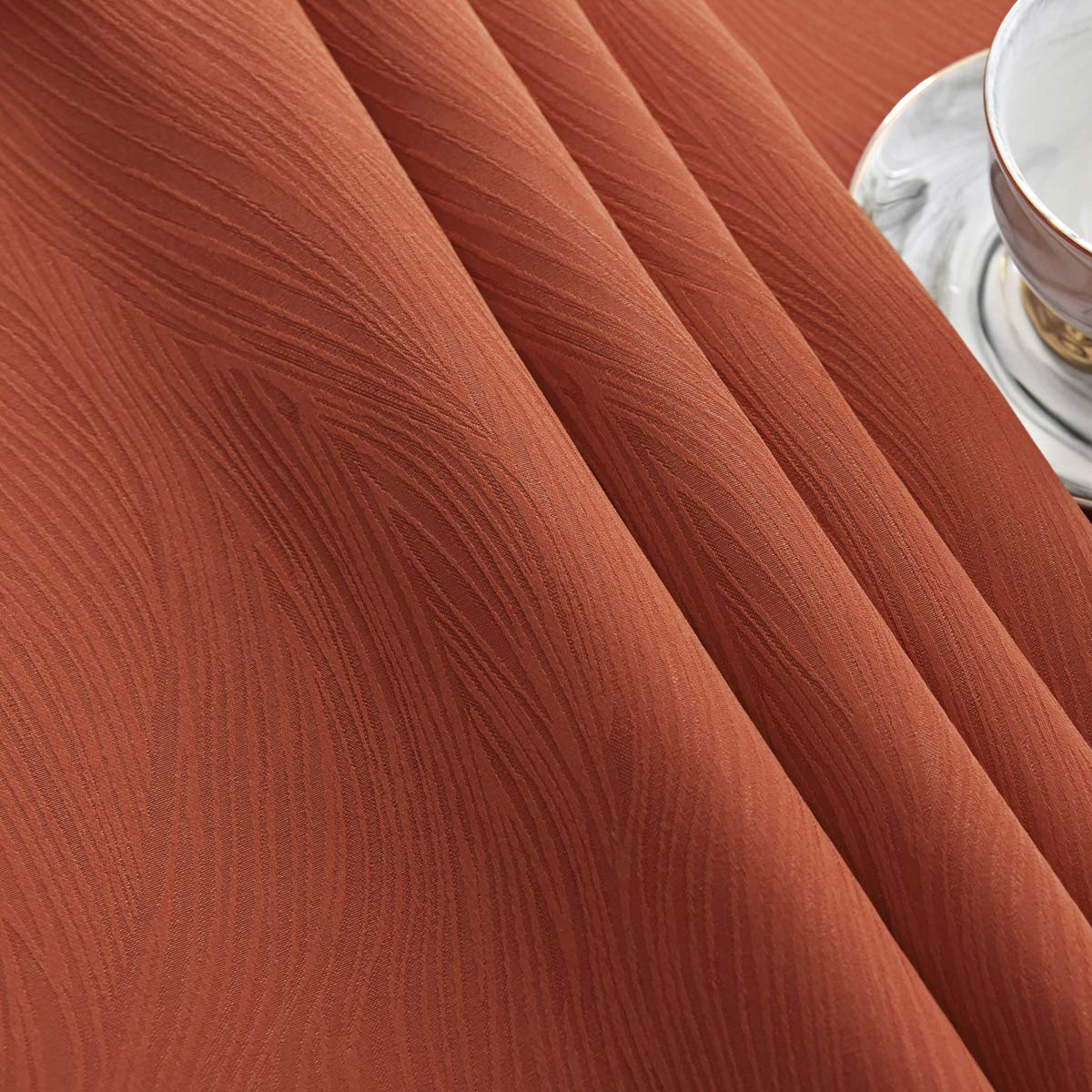 maxmill Mantel de tela jacquard con diseño de remolinos a prueba de derrames, sin arrugas, suave, mantel de comedor, mantel decorativo para Halloween, cosecha de otoño, cena de Acción de Gracias,