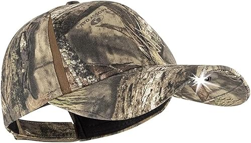 Miniatura 40 de POWERCAP - Gorra de béisbol LED con luz incorporada, luz LED con faro brillante y clasificación IPX4 2.0 Borde de árbol real
