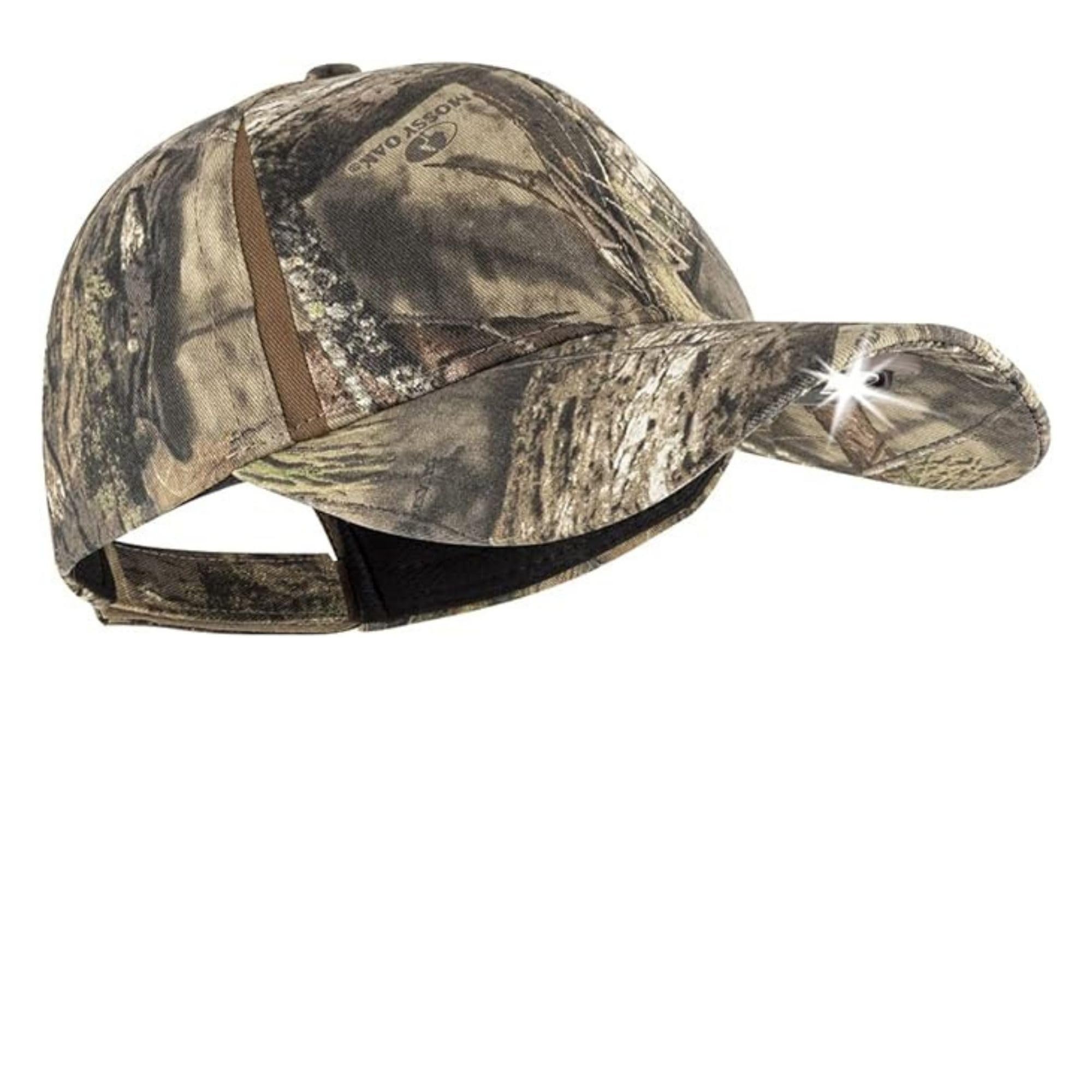 Panther Vision Men's 2.5 Structured Mossy Oak Led Hat Light - Powercap Baseball Cap With Light Built In - Led Cap Visor Light With Bright Headlight And Ipx4 Rating (2.5 Structured Mossy Oak)