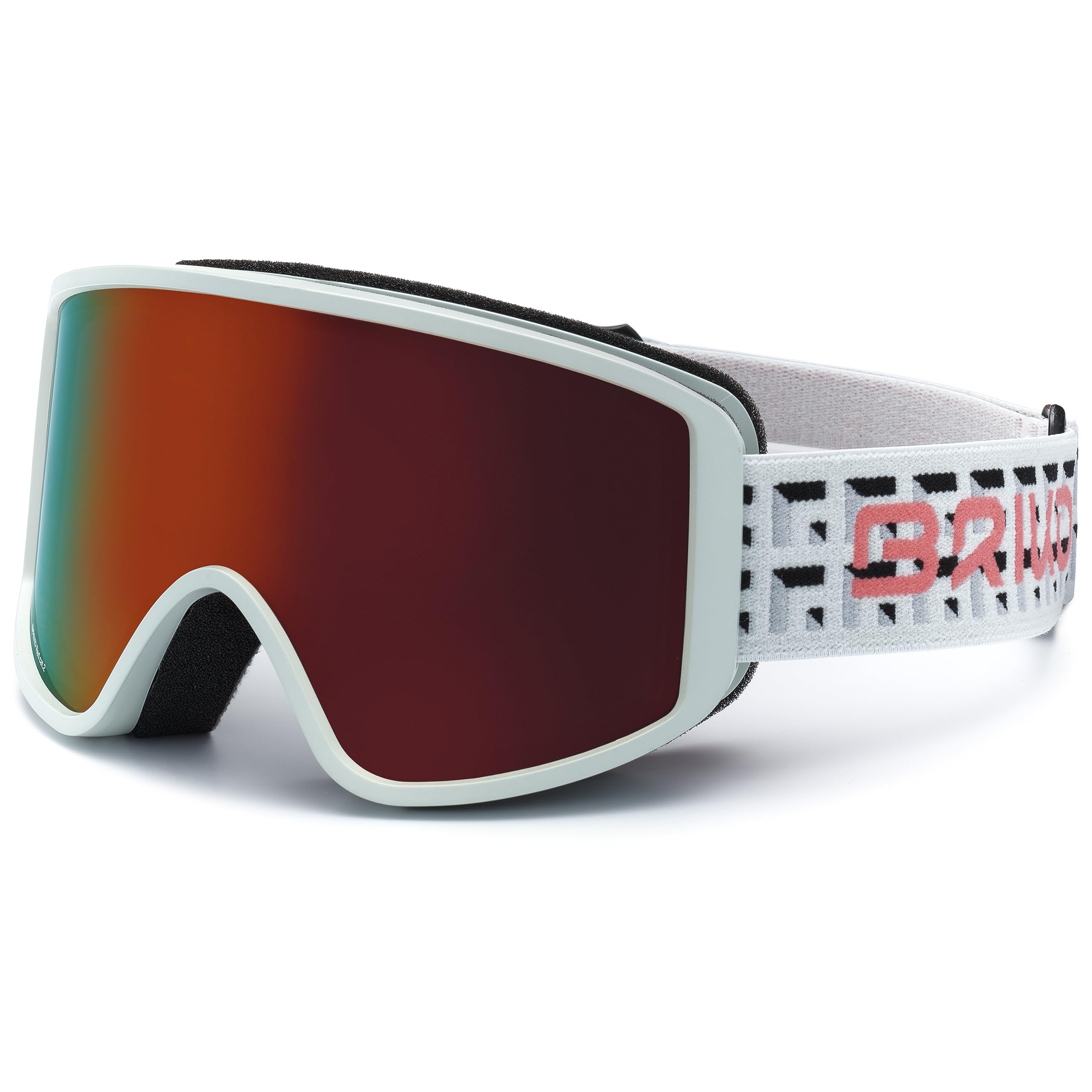 Masque Briko Homer Goggles Mixte avec écran cylindrique haute précision