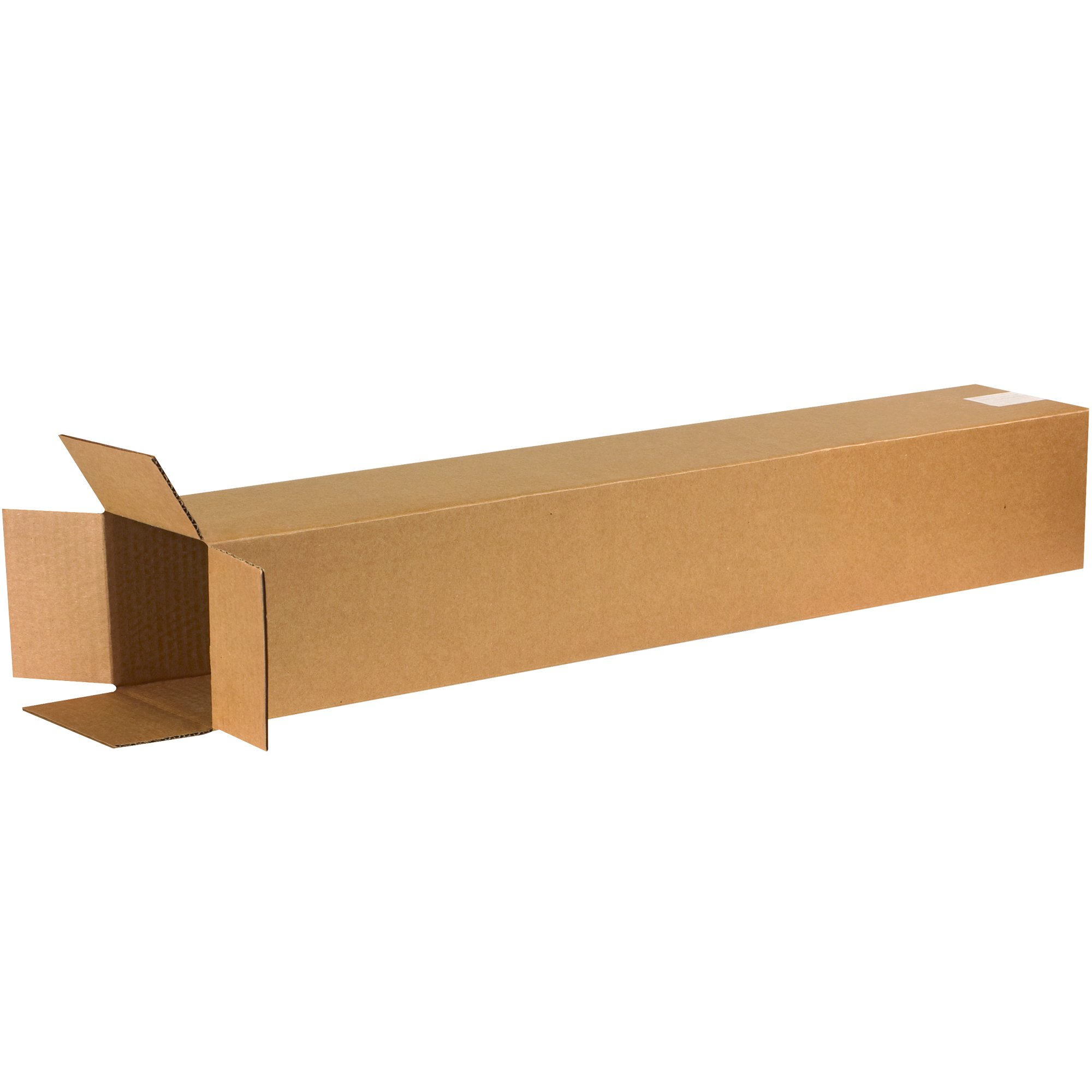 PARTNERS BRAND 6x6x38 Tall Corrugated Boxes, Tall, 6L x 6W x 38H, Pack of 25 | Shipping, Packaging, Moving, Storage Box for Home or Business, Strong