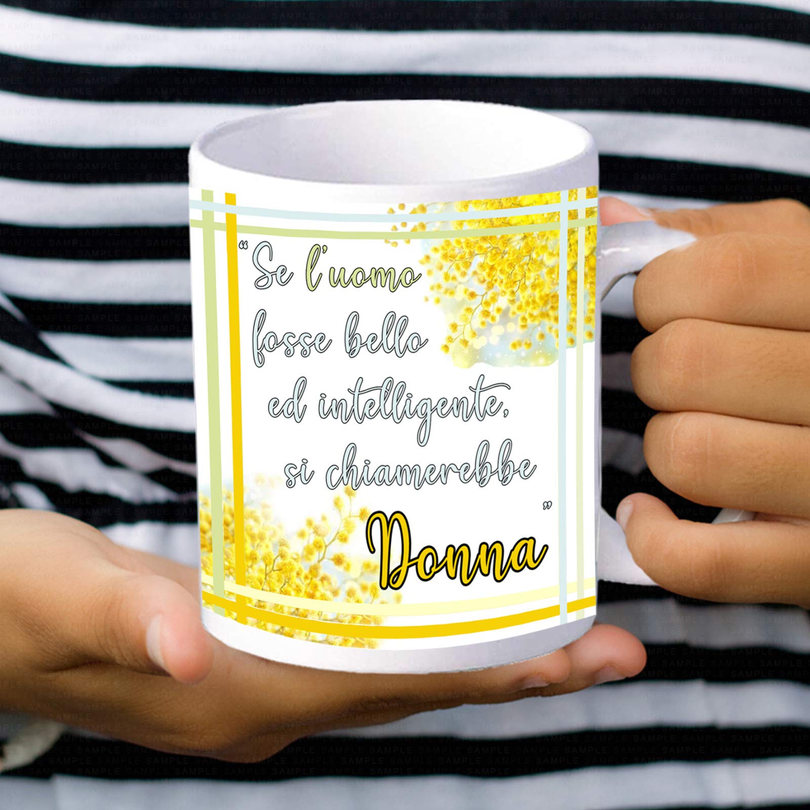 Tazza In Ceramica Con Scritta 'It Was Never A Dress', 325 Ml, Regalo Femminista Per L'Empowerment Delle Donne