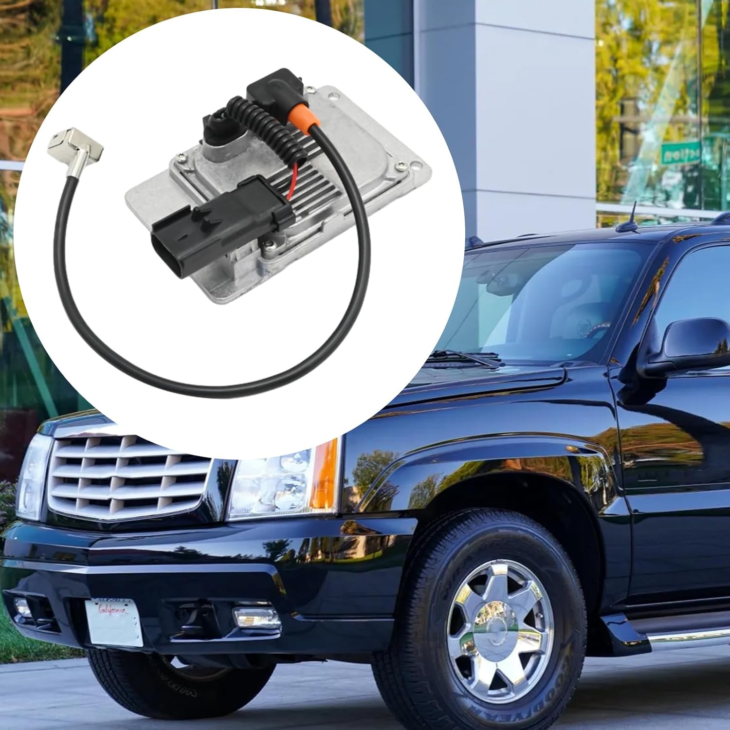 12335983 Xenon HID D1R Ballast Bulb Wire Kit, Xenon Headlight Ballast Module Control Unit Replacement for Cadillac Escalade 2003 2004 2005 2006