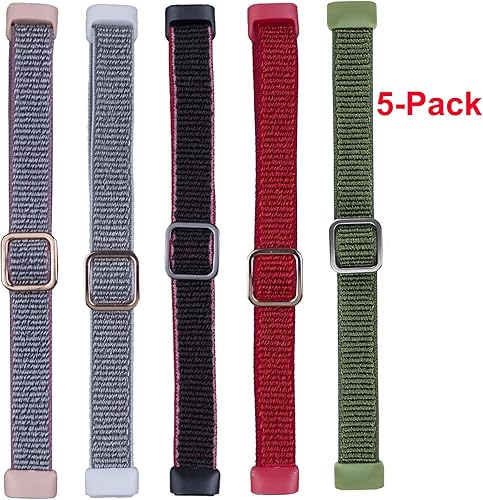 Miniatura 2 de Mtozon Bandas elásticas ajustables compatibles con Fitbit Luxe, correas elásticas de repuesto para mujeres y hombres
