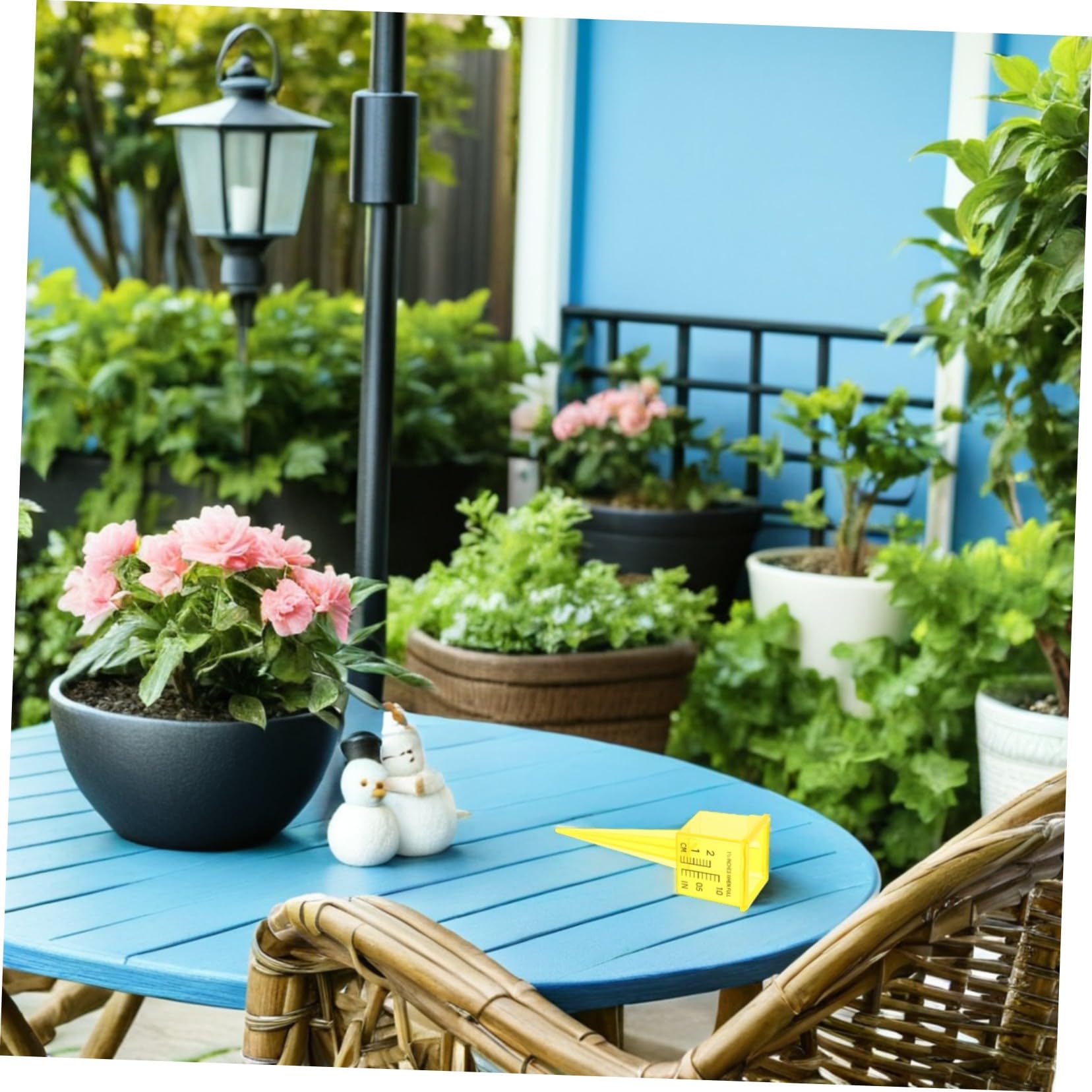 20 Pezzi Pluviometri in Plastica per Giardino e Cortile, Misurazione Precisa della Pioggia per Uso Esterno, Sostituzione per Raccoglitore di Pioggia
