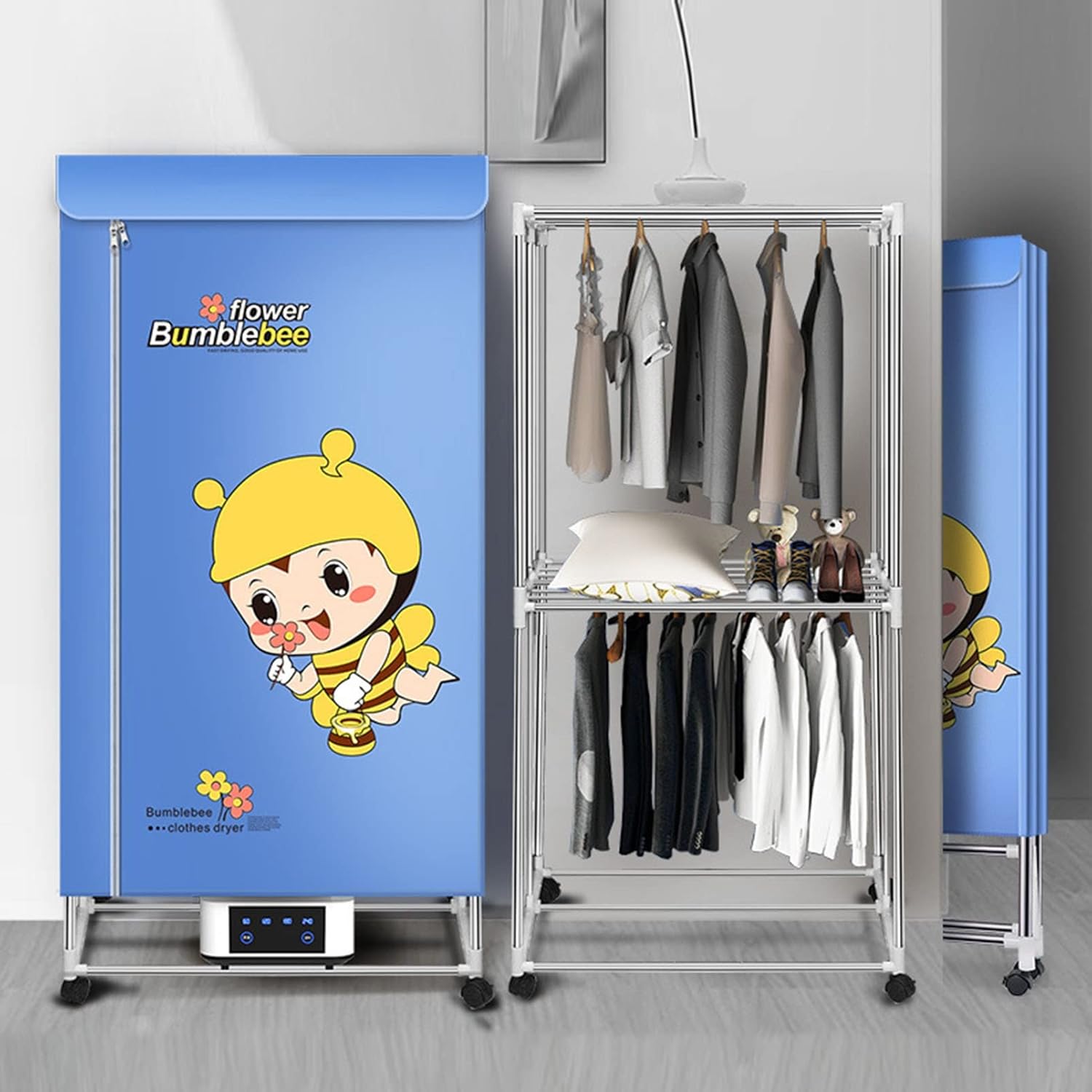 Clothes Dryer, 2300W Uniform Temperature Portable Drying