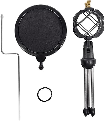 Miniatura 5 de Rockville Paquete de transmisión de podcasts de PC con micrófono+soporte+auriculares