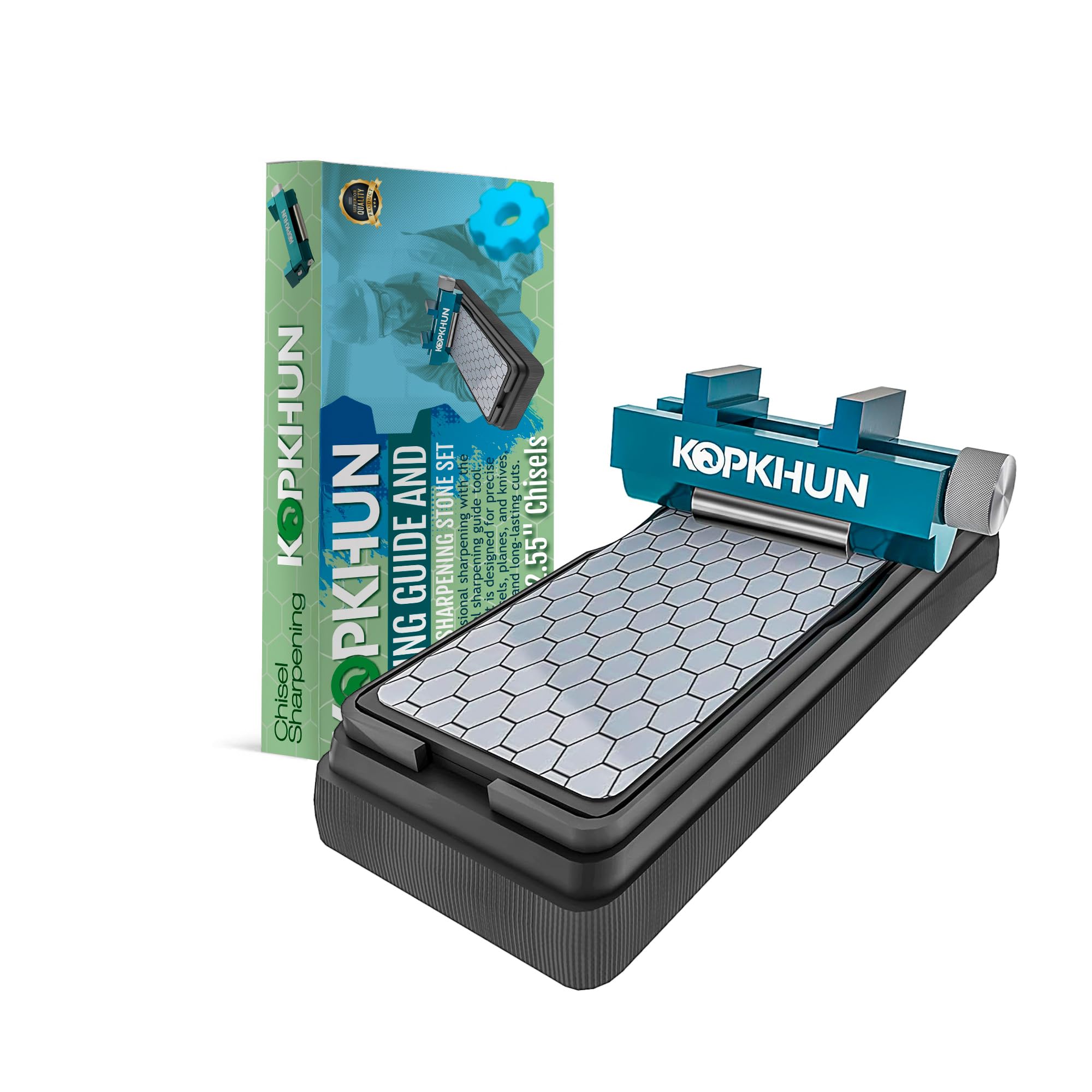 Amazon.com: Kopkhun Chisel Honing Guide with Whetstone