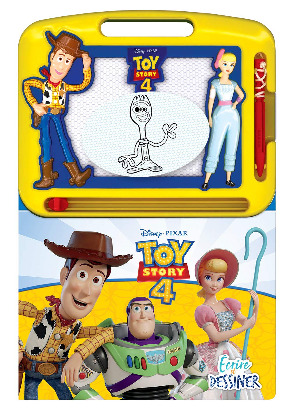 Phidal Pixar Disney Toy Story 4 Writing and Drawing, French, Multi-Colour