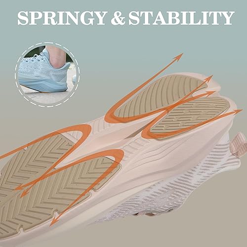 Miniatura 7 de Hawkwell - Zapatillas de enfermería Cloud Zero Active para mujer con amortiguación, transpirables, para tenis, caminar, gimnasio, trabajo médico