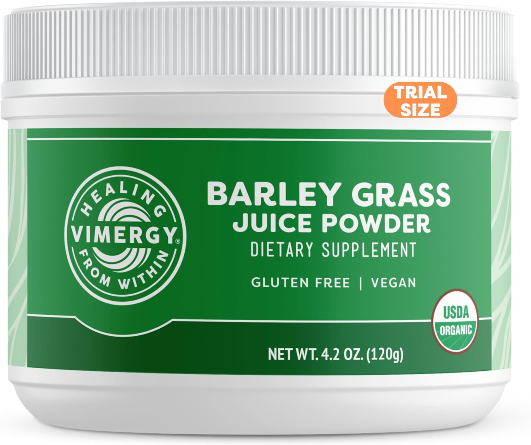 Barley Grass Juice Powder, 31 Serving – Super Greens Barley Grass Juice – Vegan Supplement – No Antilubrics, Fillers, Flavors and Sugar – GMO Free and Gluten Free (120 g)