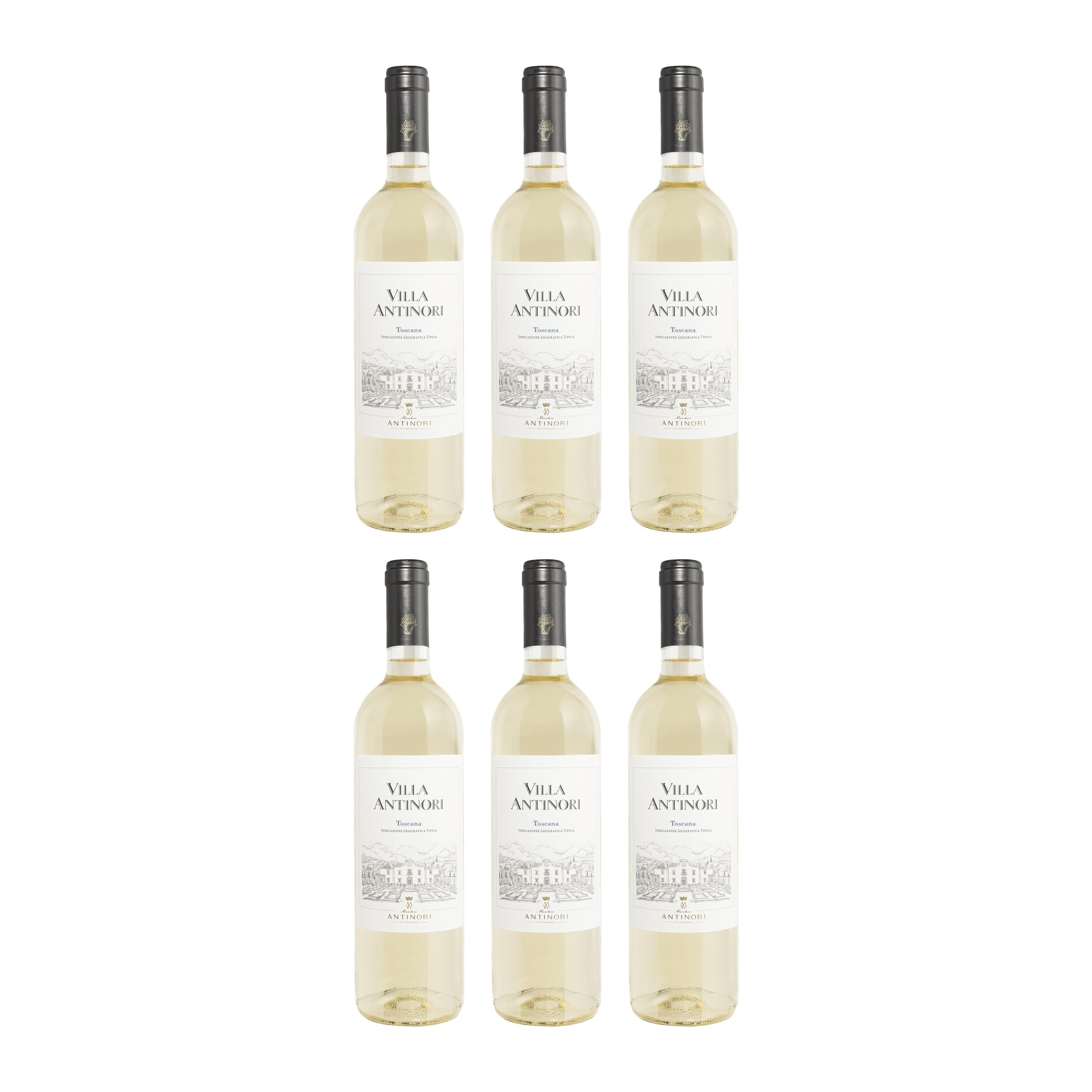 Villa Antinori Bianco Toscana IGT trocken Weisswein Italien inkl. Feinwert E-book (6 x 0.75 l)