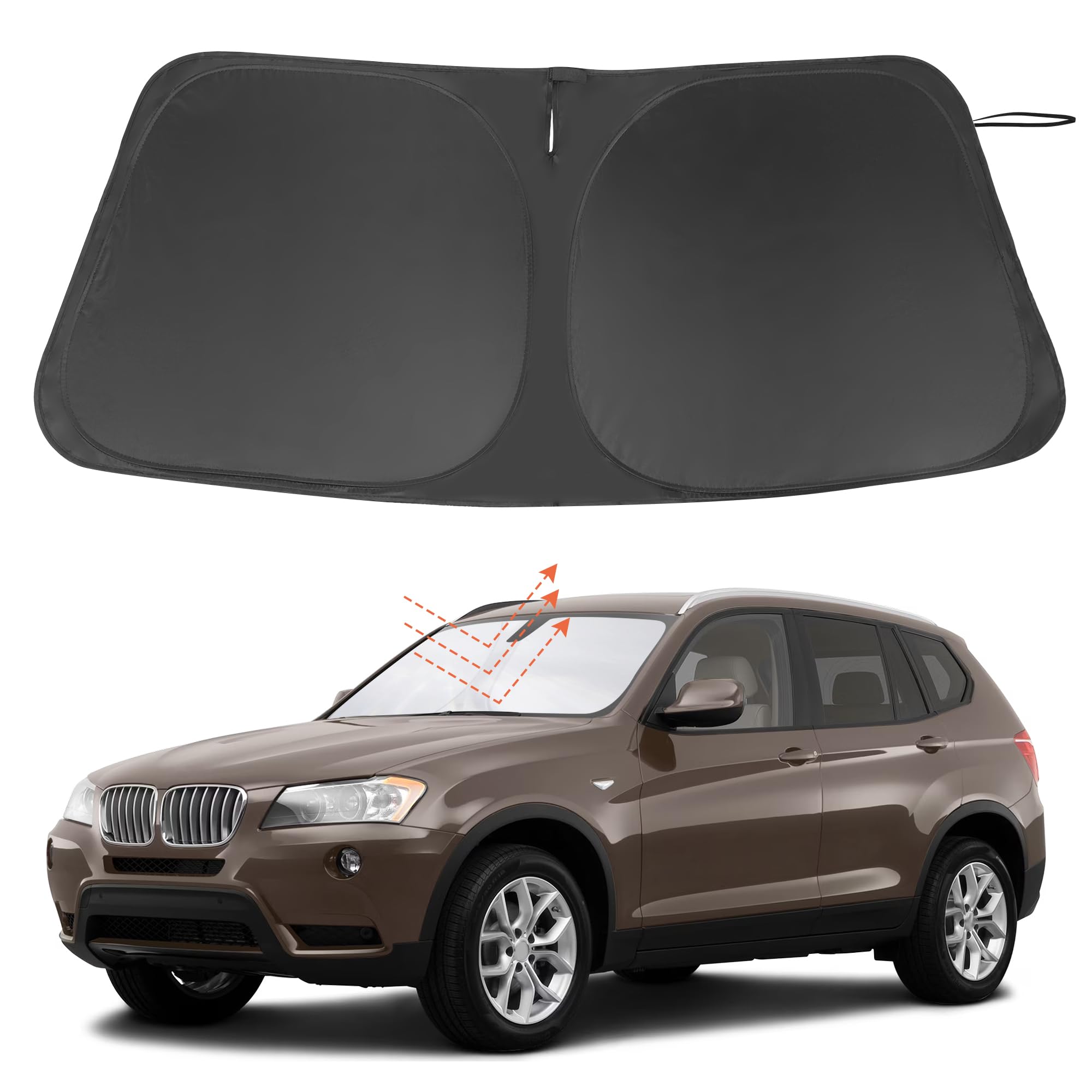 Windshield Sun Shade for 2011-2015 2016 2017 BMW X3 Accessories