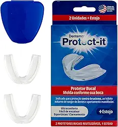 Protetor bucal anti-bruxismo Dentemp Protect-It - 2 un