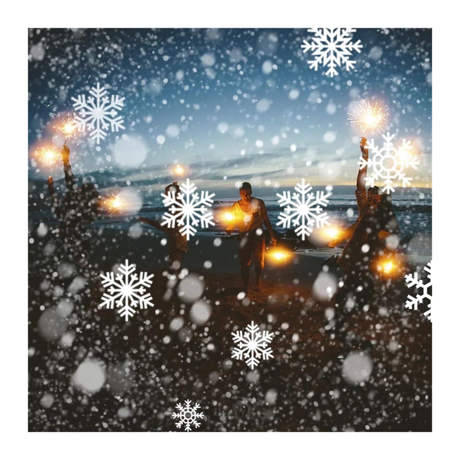 Projektor Weihnachten, LED Schneefall Projektor Lichter Weihnachten Schneeflocke Projektor Lampe Party Im Freien Hochzeit Schnee Fallende Landschaft Projektion Licht