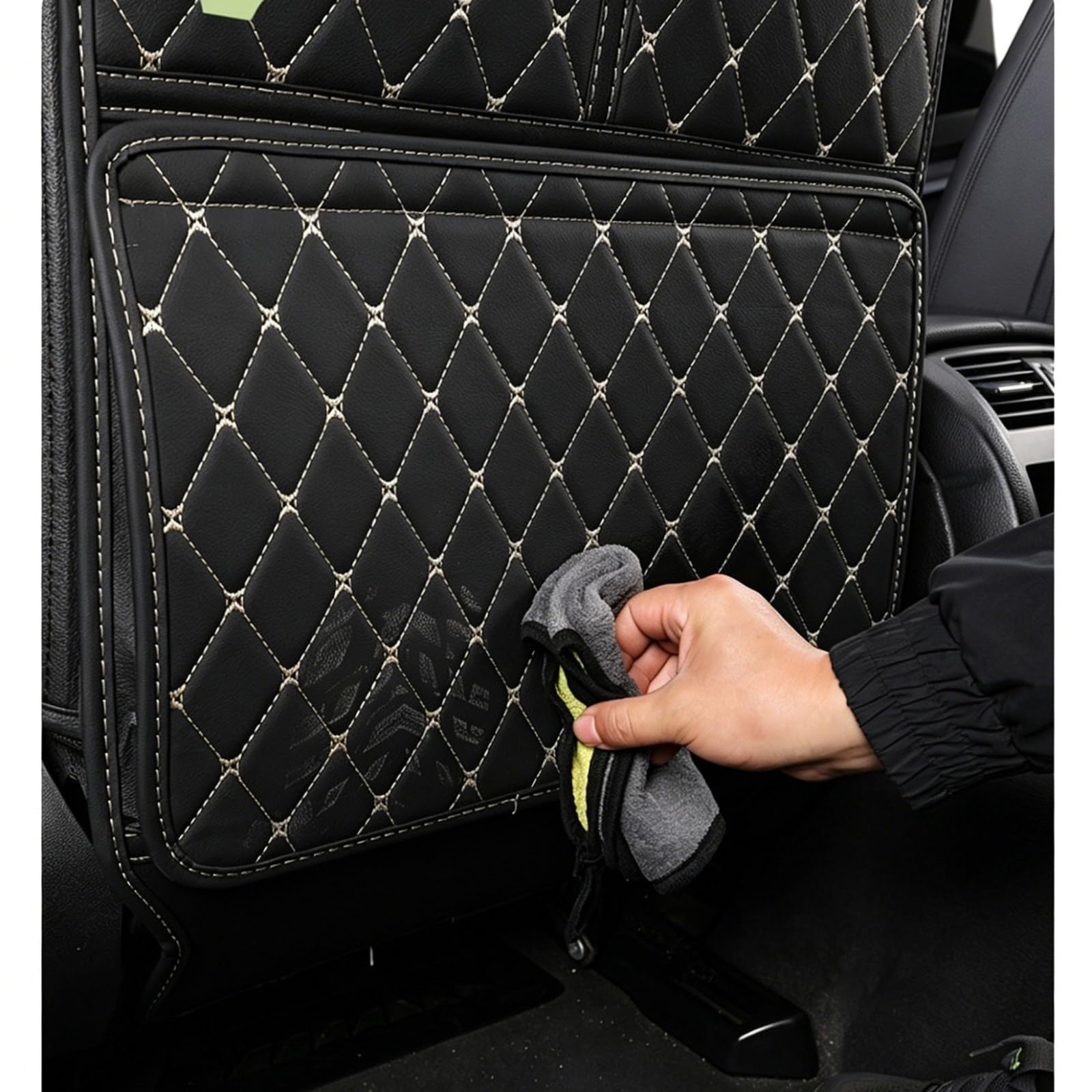 Protezione Sedile Auto Bambini, per Dacia Bigster 2025-2026 SUV Coprisedile Posteriore Impermeabile Organizzatore Tasche Salva Sedili Accessori,A