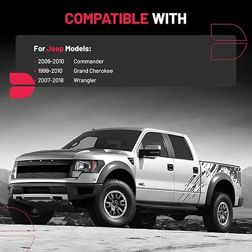 Miniatura 4 de BDFHYK Patrón de pernos de rueda de 0.197 x 5.000 in a 0.197 x 4.500 in, 1 pulgada, 5 x 5 a 5 x 4.5 pulgadas, compatible con Jeep Commander Grand