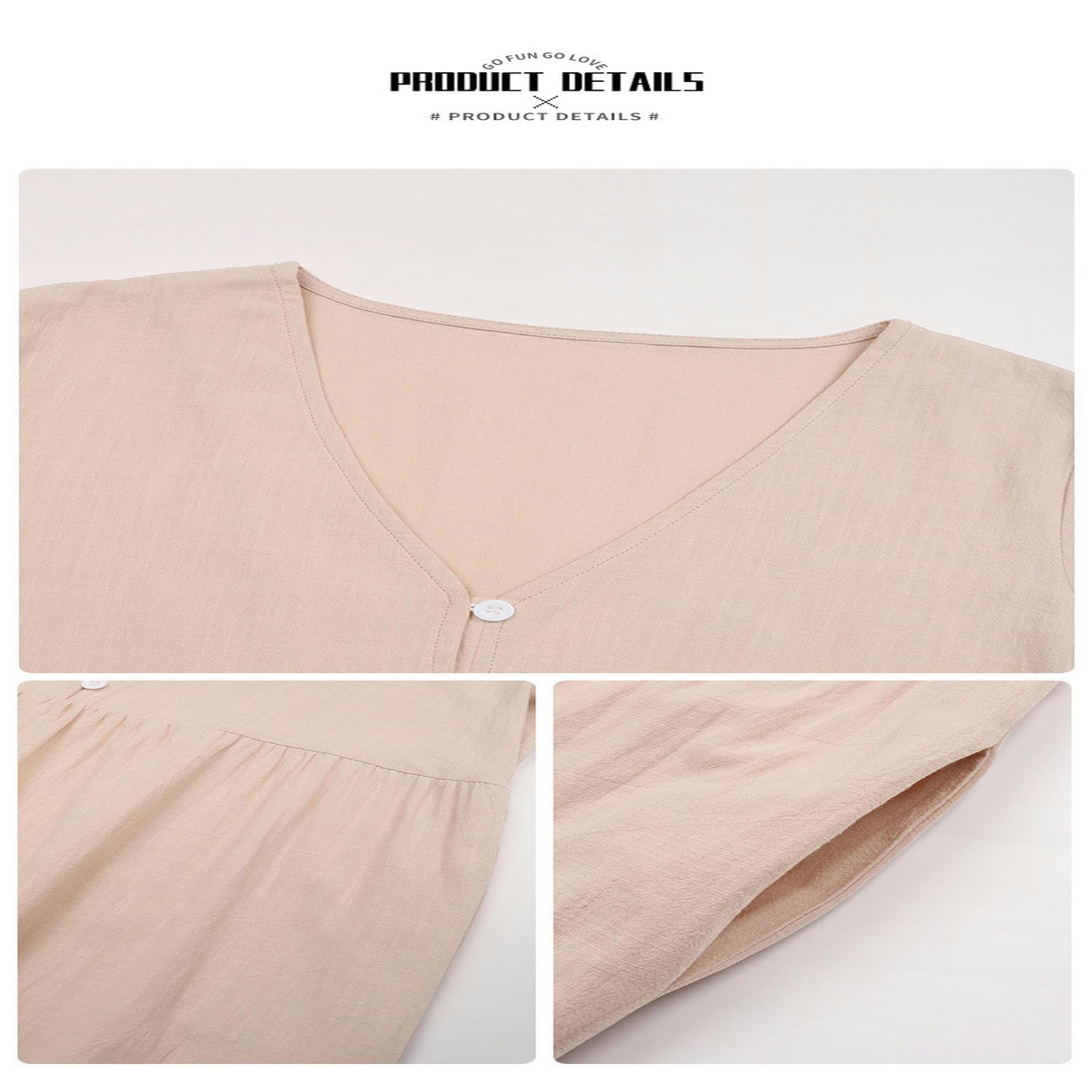 Vestidos de verano para mujer, elegante, holgado, YYEFNMAZ