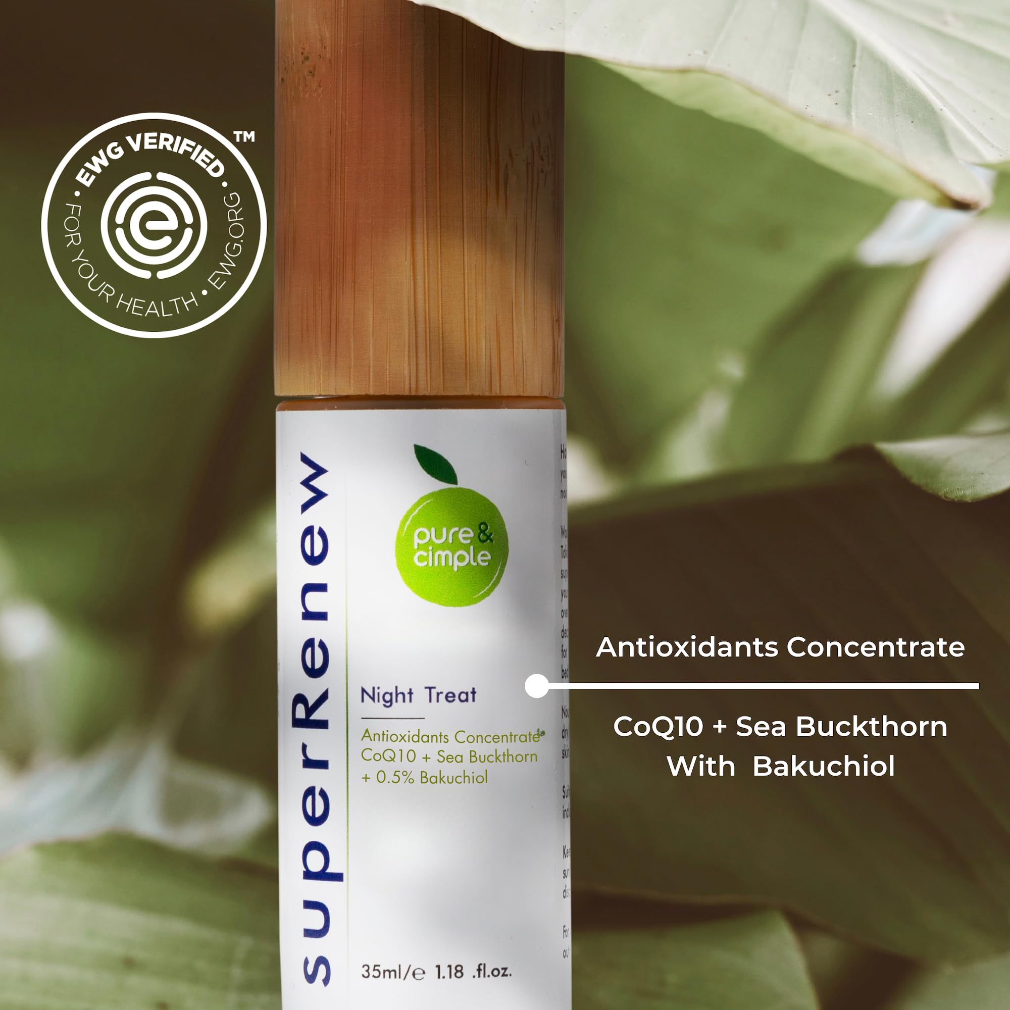 superRenew Organic Bakuchiol Face Oil – Retinol Alternative with Sea Buckthorn & CoQ10