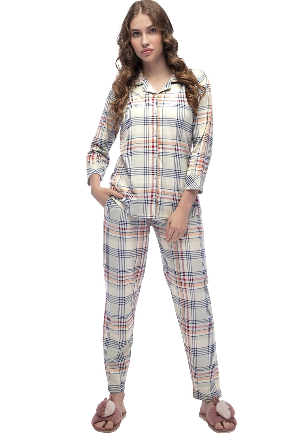 LOTIK Women's Cotton Chax Print Shirt & Payjama Full Sleeve Night Suit Set - Review, Price and Buying Guide