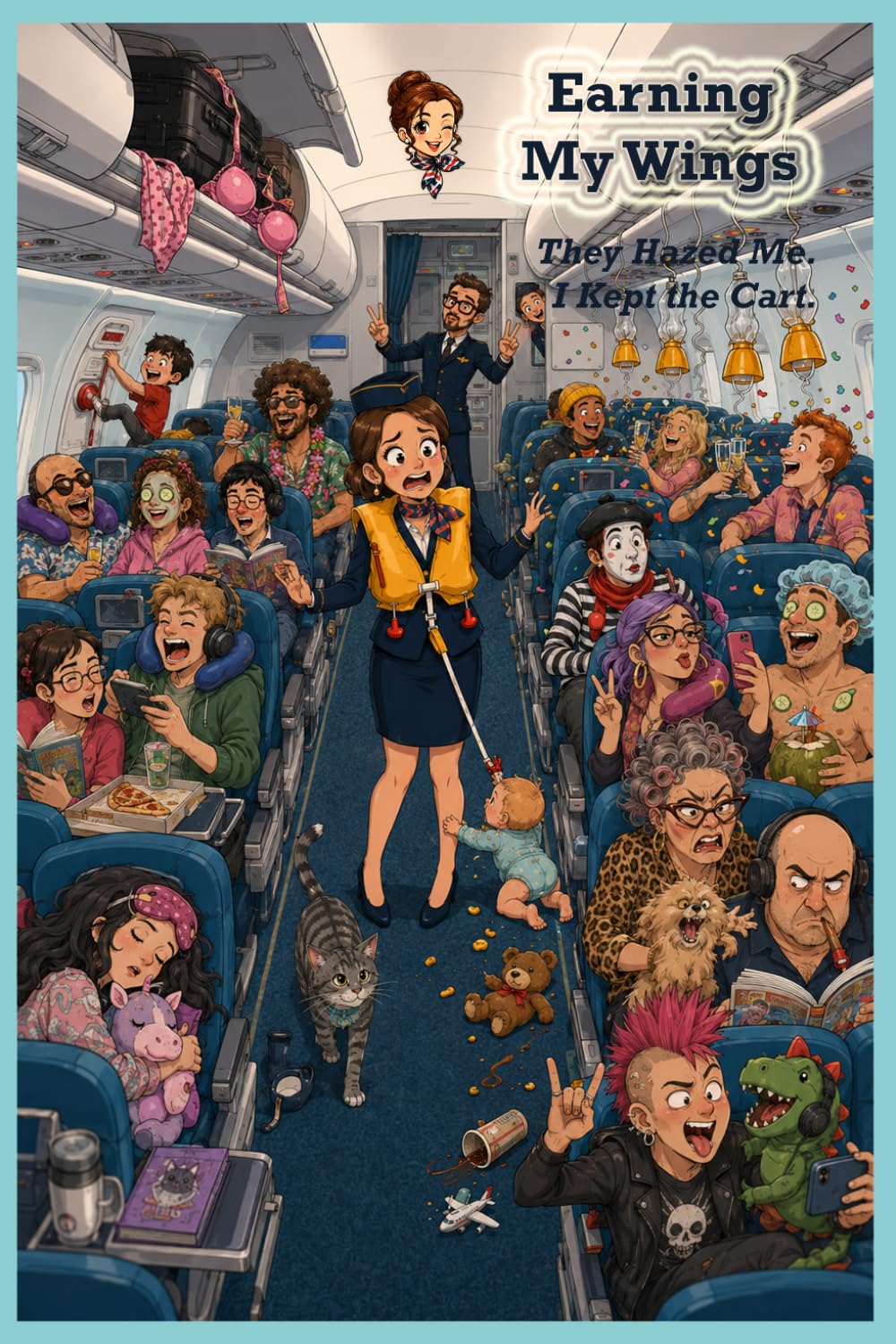 EARNING MY WINGS: They Hazed Me. I Kept the Cart.: An Unfiltered Flight Attendant Memoir. A Veteran Flight Attendant's Unfiltered Memoir of Life at 35k Feet: 2 (CABIN CREW UNFILTERED)