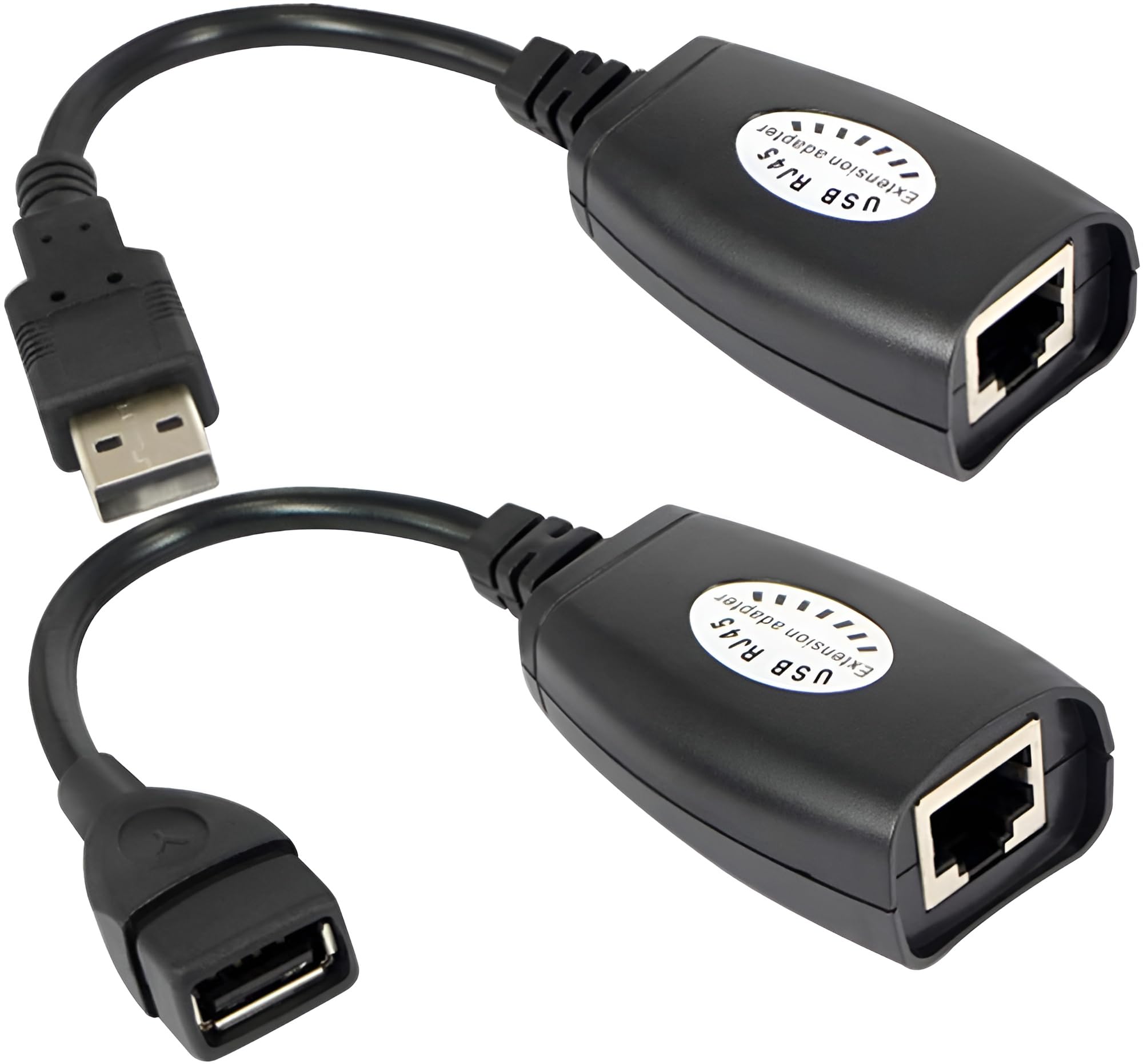 EKAAZ USB Extender - USB 2.0 to RJ45 LAN Extension Adapter Over Cat5/Cat5e /Cat6 Cable (Black) (B091JBHXYY) Amazon Price History, Amazon Price Tracker