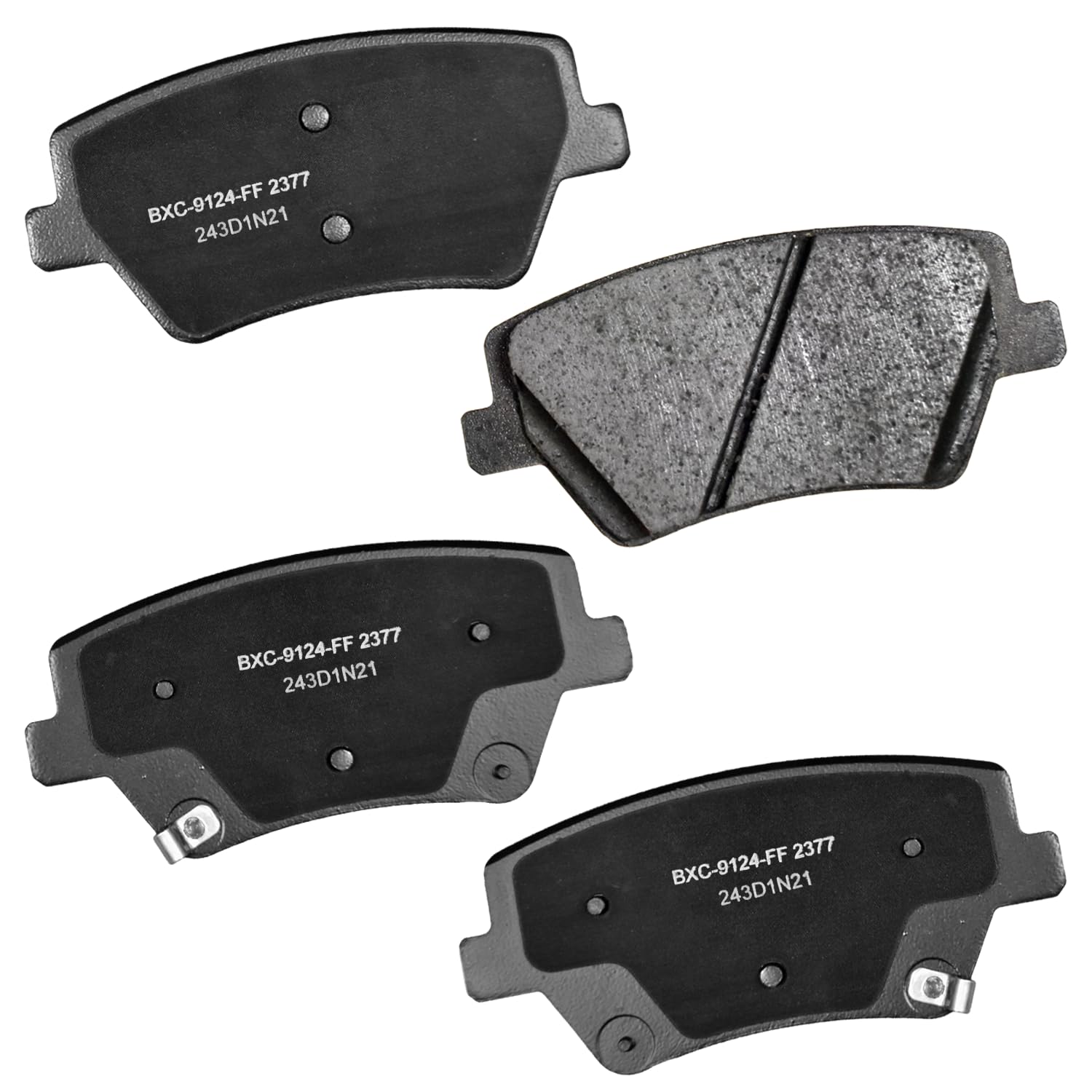 Bendix Premium SBC2377 Ceramic Rear Brake Pads for Genesis GV80 2023-2021