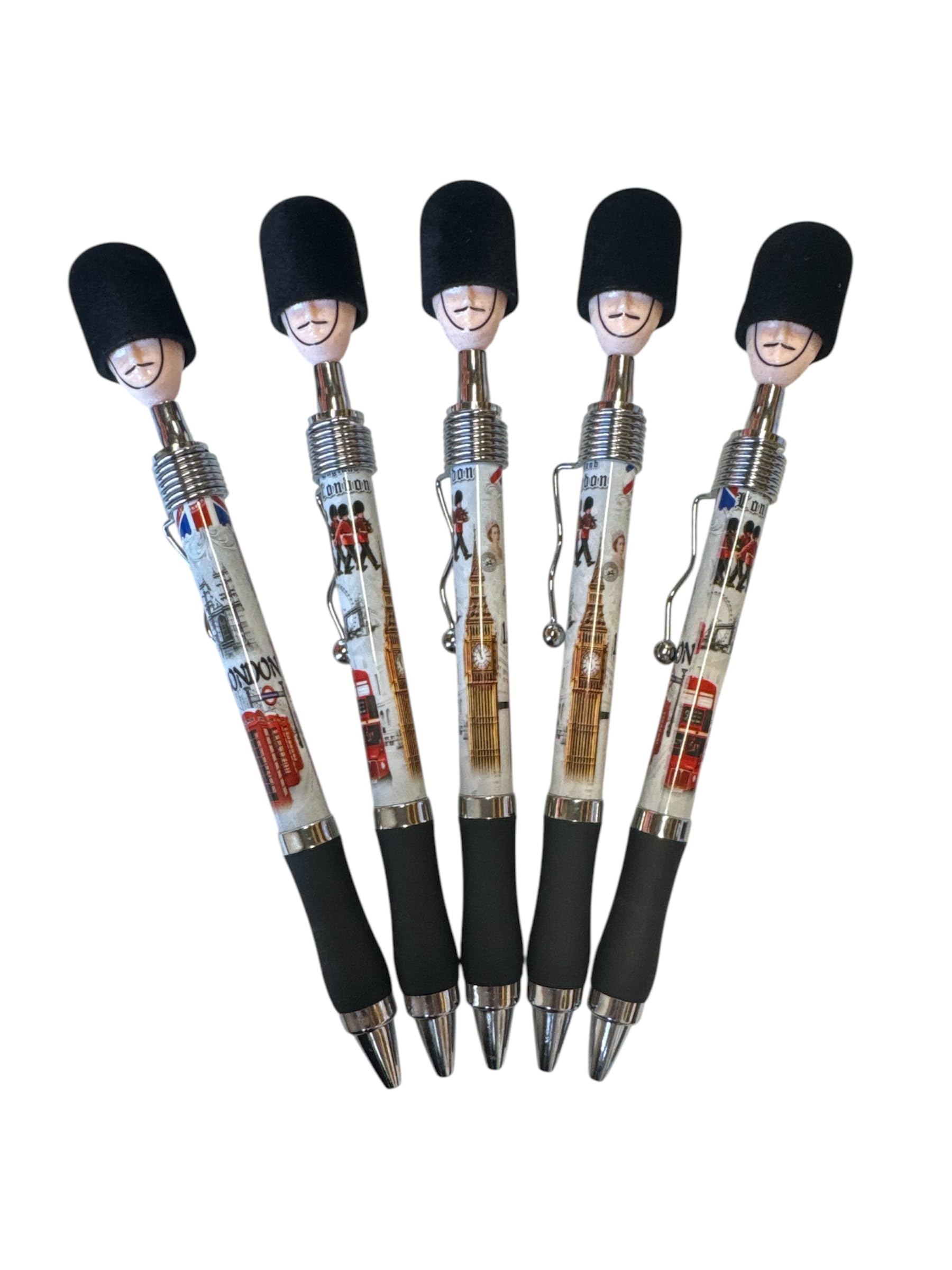 Guard pen,london souvenir guard pens Uk British souvenir guard pens best For Travellers And England Lovers Black Ink For Creative Hand Writting Set Of 5,10,20 And 50
