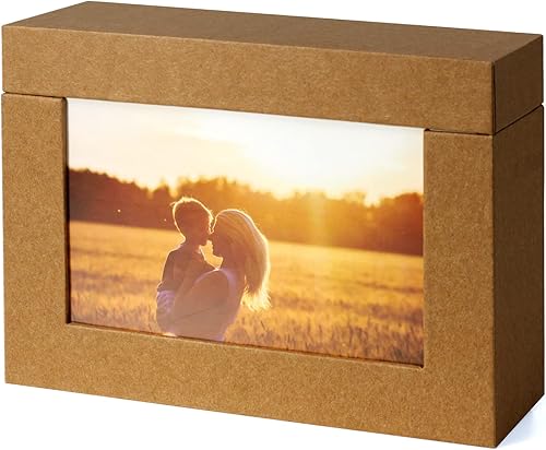 Cajas de almacenamiento de fotos de 5 x 7, cajas de cartón para fotos, juego de caja de almacenamiento de fotos familiares, caja de álbum de fotos,