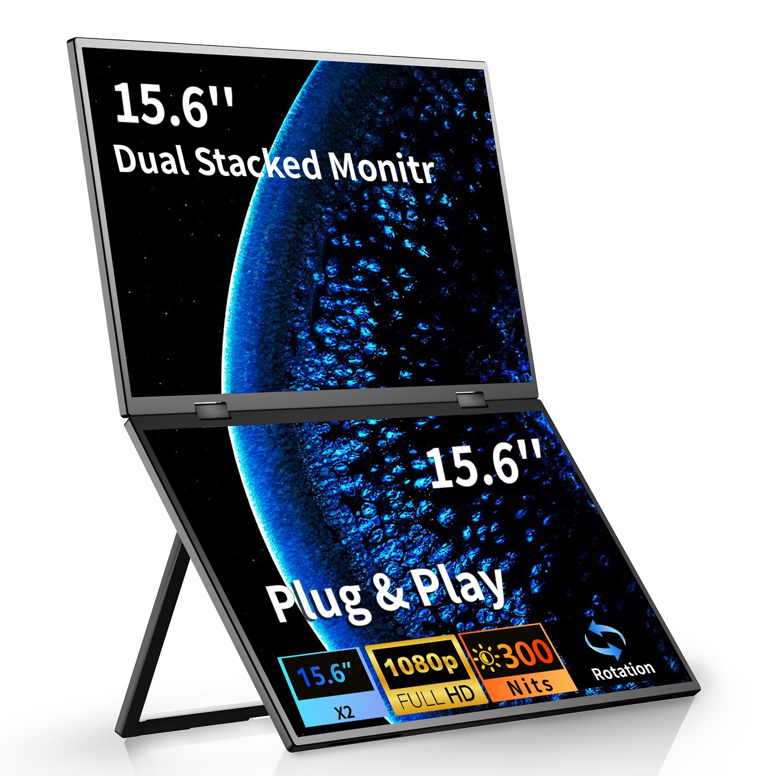 Amazon.com: sibolan Dual Portable Monitor, 15.6