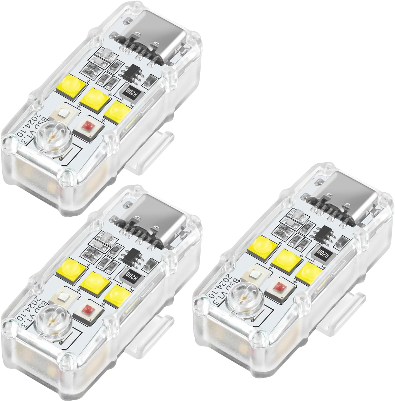 Drone Strobe Lights,Night Flying Anti Collision Light,LED Flash Lamp for DJI Neo,Flip,Mini 5/3/4 Pro,Mini 4K/SE/2,Air 3S/3/2/2S,Mavic 3/2/Spark/FPV/Avata 2/EVO Accessories(3 PCS)