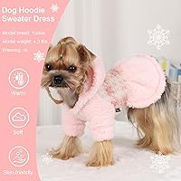 Vista 49 de Suéter para perro, ropa para cachorros, para perros pequeños, niño, niña, mascotas, sudaderas para perros clima frío, abrigos de perrito, sudadera