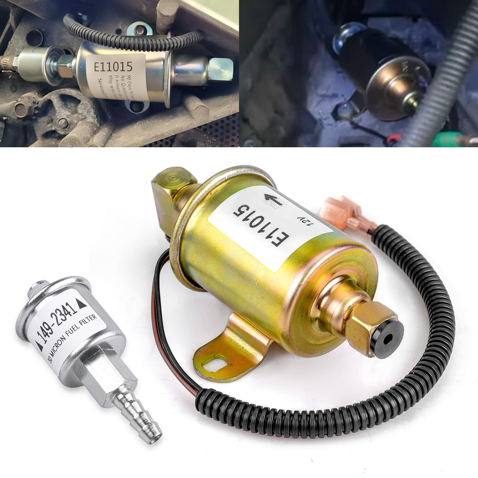 New Electric Fuel Pump 4-7 PSI E11015 For Onan 5500 5.5KW Gas