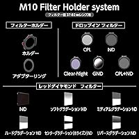 Vista 3 de Haida Diamante rojo a prueba de golpes 3.937 in duro grado ND0.6 filtro ND GND 3.937 x 5.906 in vidrio óptico de doble resistencia MC 2 paradas ND4