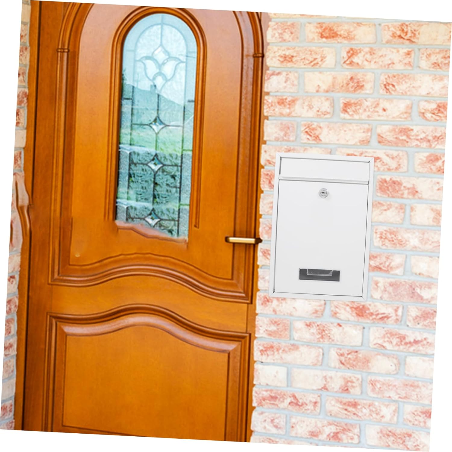 Secure Mail Storage Combination Lock Wall Mount Mailbox Raffle Box for Home Office Fundraising