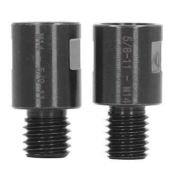 2Pcs Angle Grinder Attachments Adapter, Angle Grinder Attachment Converter, Interface Connector Adapter for Lathe Drill Grinders Extension Shaft