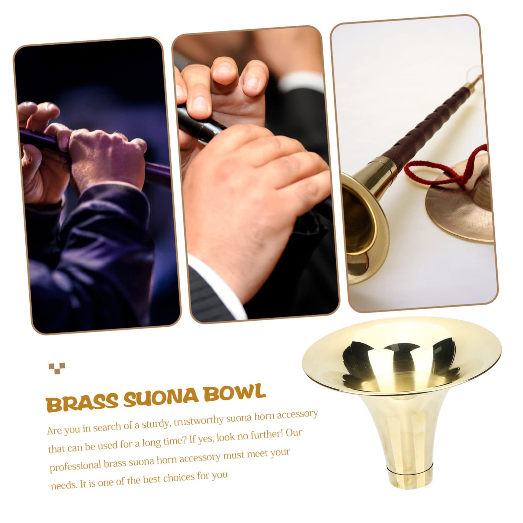 ibasenice 4pièces Accessoire Suona Épais De Remplacement Professionnelle Pour Instruments De Musique Compatible Avec Suona
